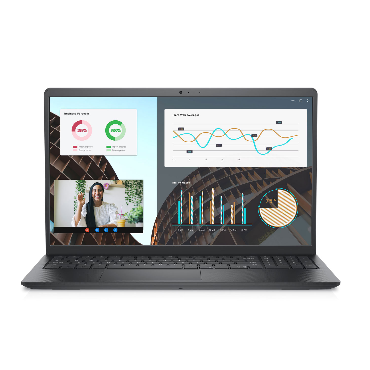notebook dell vostro 3530 (i7-1355u) 15.6 8gb 512gb (black)